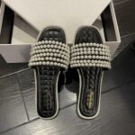 One-strap pearl slippers for women new Korean style - Image 3
