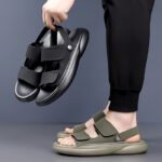 Men's Sandals New Summer Breathable Soft Sole Casual - Image 3