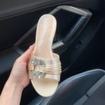 Internet celebrity high-end casual rhinestone slippers for women - Image 5
