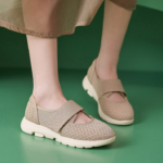 non-slip breathable women's single shoes color matching leisure