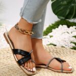 women's fashionable temperament versatile flat Shoes