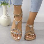 outdoor sandals flat bottom large size women's Shoes