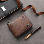 Cross-border new men's wallet with multiple card slots