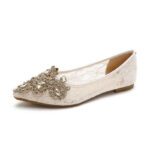 Main wedding dress engagement shoes women's flat bottom - Image 7