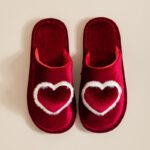 wedding slippers festive red pair of high-end morning - Image 4
