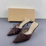 ZA new women's shoes bow-decorated pointed shoes