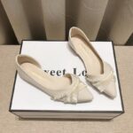 Spring and Summer New Shallow Mouth Painted Flat Shoes - Image 6