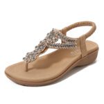 Comfortable Holiday Beach Wedge Heel Sandals for Women - Image 2