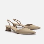 new summer simple pointed square heel sandals - Image 3