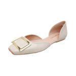 shallow mouth hollow flat shoes women's summer - Image 4