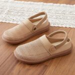 sandals Japanese style simple closed toe slippers