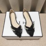 Spring and Summer New Shallow Mouth Painted Flat Shoes - Image 3