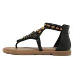 Ethnic style beaded flip-flop sandals for women - Image 4