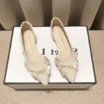 Spring and Summer New Shallow Mouth Painted Flat Shoes - Image 4