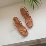 flat sandals fairy straps thin strap French flat heel - Image 6