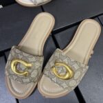 French style outer wear metal buckle women's shoes