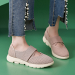 non-slip breathable women's single shoes color matching leisure - Image 2