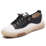 Genuine leather white shoes for women - Image 5
